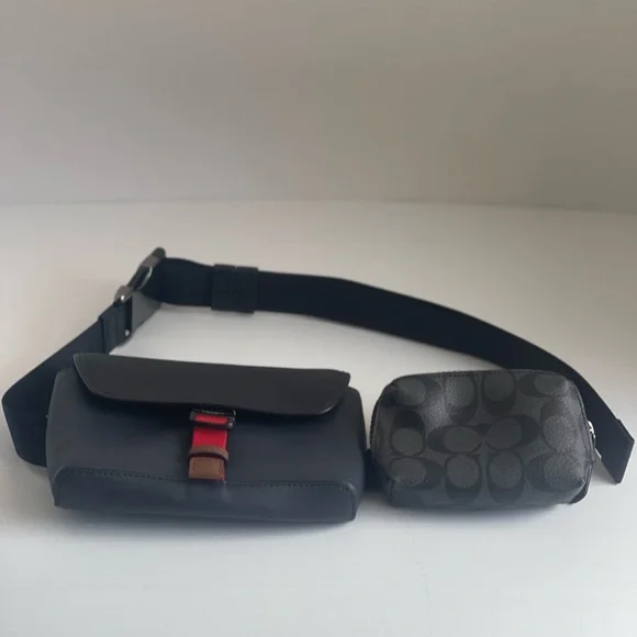 COACH Rider Double Belt Bag. Like Bags